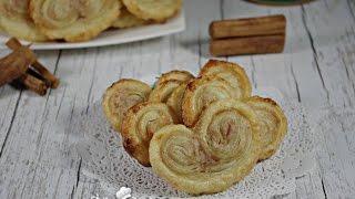 cuori di pasta sfoglia ricotta e cannella