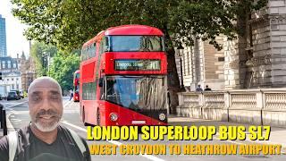 London Bus Route SL7 Full Journey From West Croydon To Heathrow Bus Station