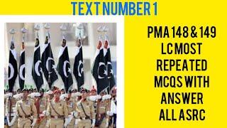 PMA 148 &149 LONG COURSE MOST IMPORTANT REPEATED AND PAST PAPER MCQS WITH ANSWER (NUMBER 1) #PMA