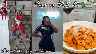 COOK SPICY RIGATONI WITH ME + ELF ON THE SHELF PRANK + MORE | VLOGMAS 12