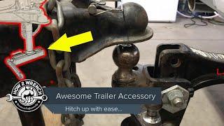 Hitch up trailers with ease ALONE! How did I not know about this trailer accessory!
