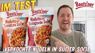 Bautz'ner: schneller Teller - Nudeln mit Tomaten Soße oder Nudeln mit Bolognese Soße im Test