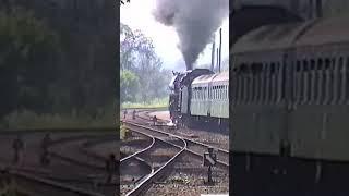 01 1531-1 Ausfahrt Weida 1992 #train #trainspotting #railway #railroad #steamtrain #sound #history