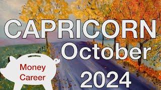 ️ Capricorn October 2024  Victory, New Chapter  Money Career Finance Tarot Reading