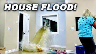 House Flood Caught On Video! Heavy Rainstorm FLOODED Our House!