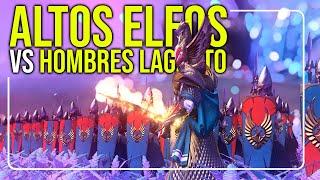 La Lucha Definitiva: Altos Elfos vs Hombres Lagarto | Total War Warhammer 3