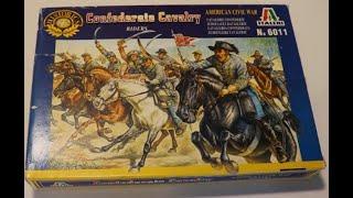 Unboxing 1/72 Confederate Cavalry Riders Italeri 6011