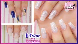 RETOQUE DIFICIL en clienta Mucho LEVANTAMIENTO | NailsByKaren