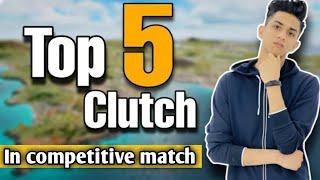 Soul Regaltos Best 5 Competitive Clutch in Pubg mobile | ArYaa Op