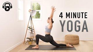 4 MINUTE | YOGA | STRETCH (Mobility for Pre-Workout & Post-Workout)