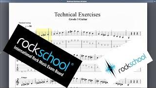 Technical Exercises Rockschool Grade 3 Guitar