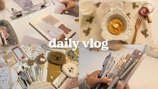 vlog  homecafe: fluffy japanese pancakes, stationery haul, decorating my new journal 