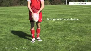 Rugby – Prérequis techniques: Drop