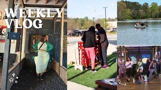 Brunch with Bestie, Axe Throwing, and Fishing? Weekly Vlog