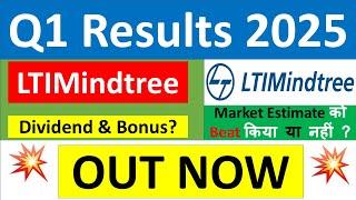 LTIMINDTREE Q1 results 2025 | LTIM results today | LTIMINDTREE Share News | LTIM Share latest news