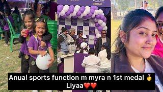 Myra n 1st prize kiya anuual sports function me️humare kiye kitna proud moments hua