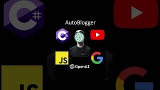 Приложение с нуля | Live coding | OpenAI | ИИ | C# + JS | AutoBlogger #shorts