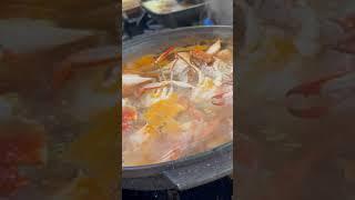 꽃게탕에 소주한잔  spicy crabs pot stew k-food