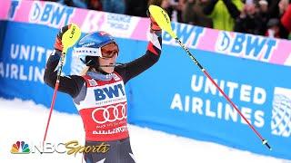 Mikaela Shiffrin surges to 90th World Cup win by .33 seconds over Vlhova in Killington | NBC Sports