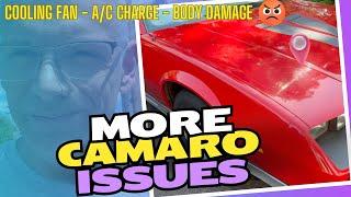 84 Camaro Z28 - I dented my door!  At least the A/C is working now!