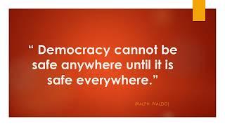 Quotes for essay "Democracy"/FSc with Haani