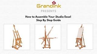 How to Assemble a WOODEN STUDIO EASEL| Painting Stand| H Frame (Step by Step Instructions)