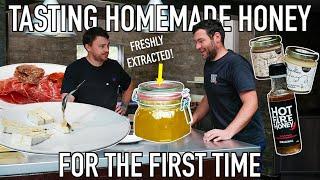 Black Mountain Honey tastes my FIRST batch straight from the hive!