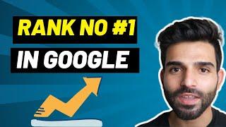 Simple Technique To Rank #1 In Google [FOR BEGINNERS]