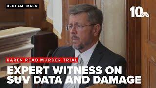 Defense in Karen Read murder trial presses crash reconstruction expert on his methods