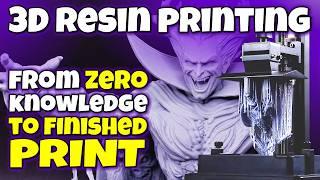 3D Resin Printing ABSOLUTE BEGINNERS guide