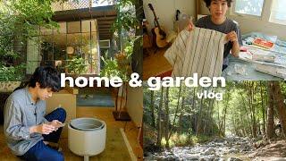 Home & Garden vlog  Making a shirt, plant shopping, and what I’ve been reading