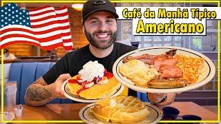 É BIZARRO COMO É O CAFÉ DA MANHÃ TÍPICO AMERICANO