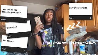 BAKE WITH ME WHILE I ANSWER YOUR QUESTIONS || Sophia Monét