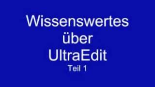 UltraEdit, Teil1