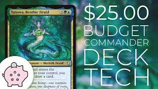 Tatyova, Benthic Druid - EDH Budget Deck Tech $25 | Magic the Gathering | Commander