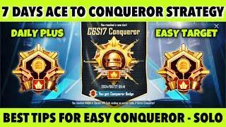 DAY 39 : 7 DAYS ACE TO CONQUEROR STRATEGY SOLO. SOLO CONQUEROR BEST SURVIVAL TIPS HIGH PLUS.