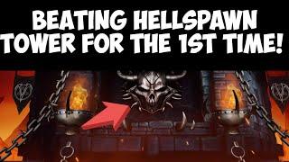 I am beating Hellspawn tower (NORMAL) for the 1st time! + I got an AWESOME reward!