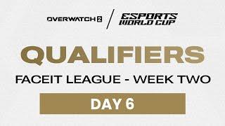 Overwatch 2 - Qualifiers - FACEIT League - Day 6 | Esports World Cup 2024