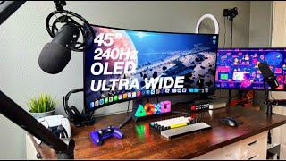 LG’s FIRST 45” OLED ULTRA WIDE GAMING MONITOR! (LG-45GR95QE)