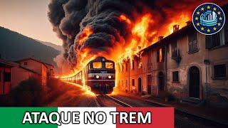 Imigrante Ataca Fiscal de Trem na Itália