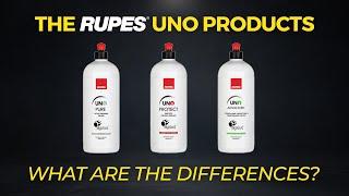 RUPES UNO Polishes Explained: What are the Differences?