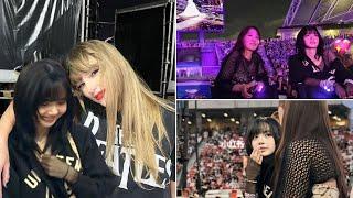 Lisa fangirling over Taylor Swift, cute interacting with fans at The Eras Tour Singapore