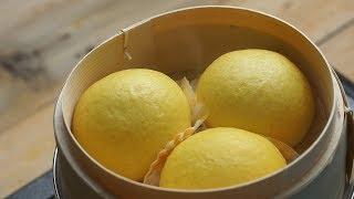 How to make Salted Egg Yolk Custard Steam Bun!!! (Liu Sha Bao)  如何制作黄金流沙包！！！