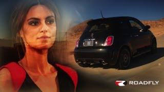 Fiat Abarth and Supermodel Catrinel Menghia by RoadflyTV with Charlie Romero