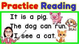 Practice Reading | Compilation | Basic Sentences |Reading Lesson for Kids | Teacher Aya Online Tutor