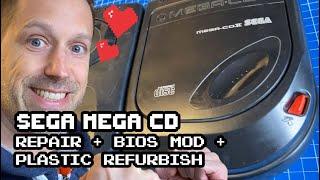 SEGA Mega CD - Repair, bios mod and refurbish (plastic)