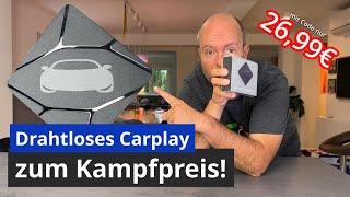 Unter 30€! Günstiger BINIZE Wireless Carplay Adapter jetzt noch besser!