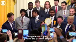 WEB EXTRA: LSU Football Team Visited White House