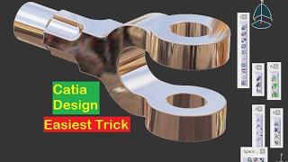 Catia V5 | Video Tutorial for beginners | Knuckle Joint Full | Part 1 I Technical MMS