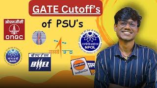 RANK WISE PSU IN GATE | psu recruitment